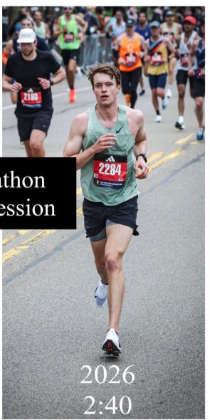 Parker racing the 2026 Boston Marathon — 2:40